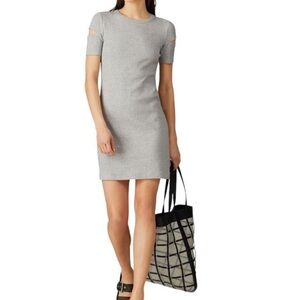 Helmut Lang  mini dress in gray color size M